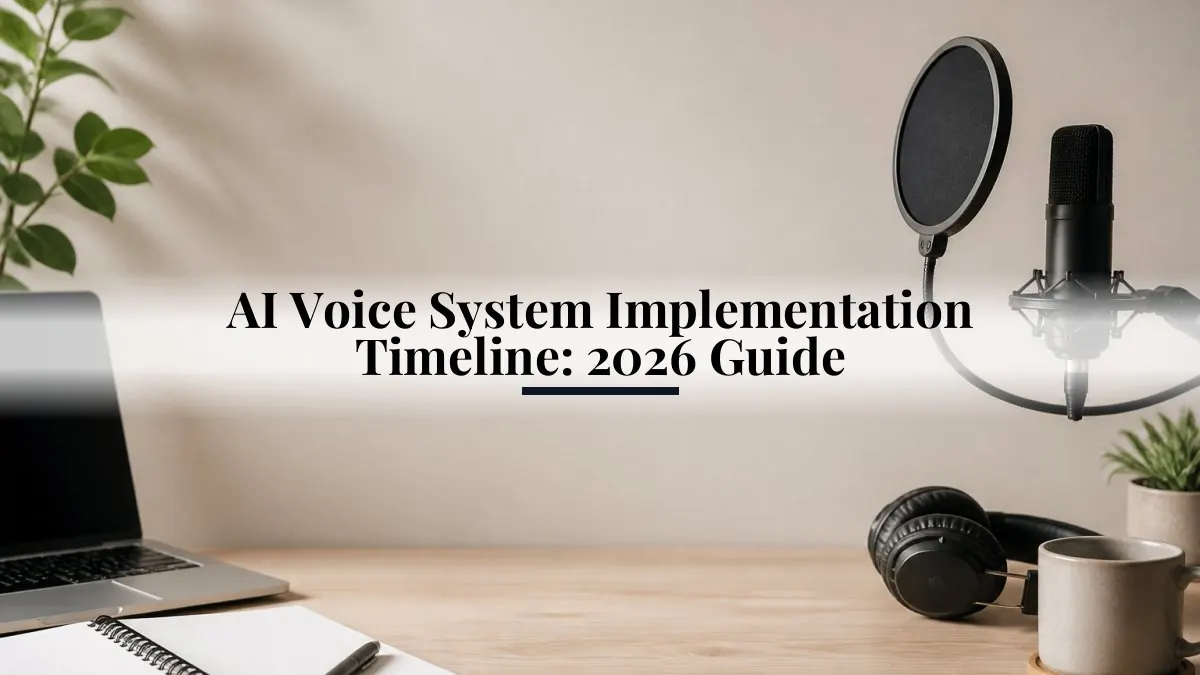 AI Voice System Implementation Timeline: 2026 Guide