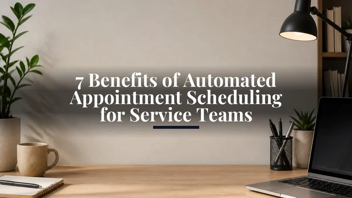 7 Benefits of Automated Appointment Scheduling for Service Teams