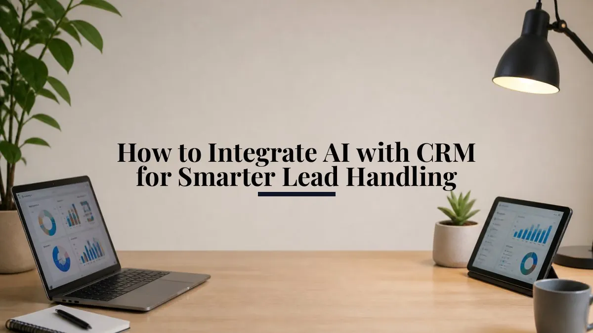 How to Integrate AI with CRM for Smarter Lead Handling